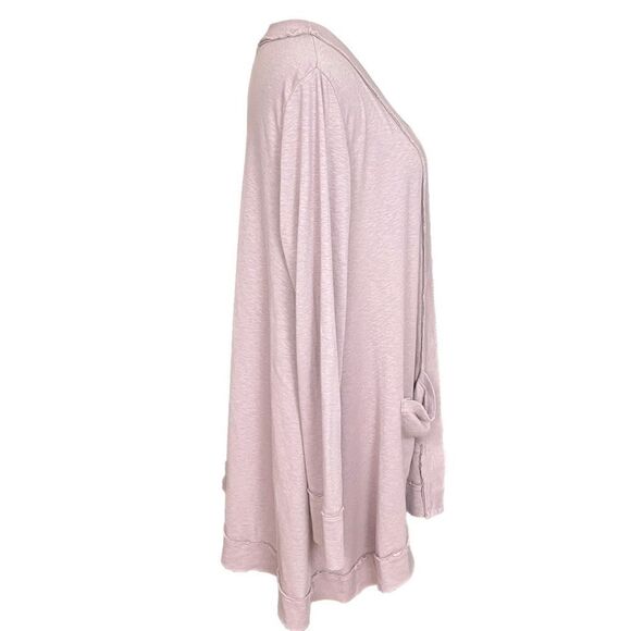Fresh Produce Lightweight Open Cardigan Dusty Mauve  ONE SIZE - Picture 2 of 6